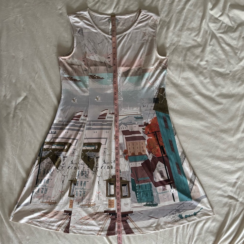 Dolcezza Sleeveless Artsy Dress XL - Picture 5 of 7